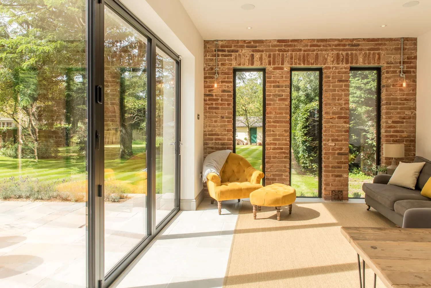 Bifold doors and sash windows commercial photography for Windows Etc by Thinksay, Essex