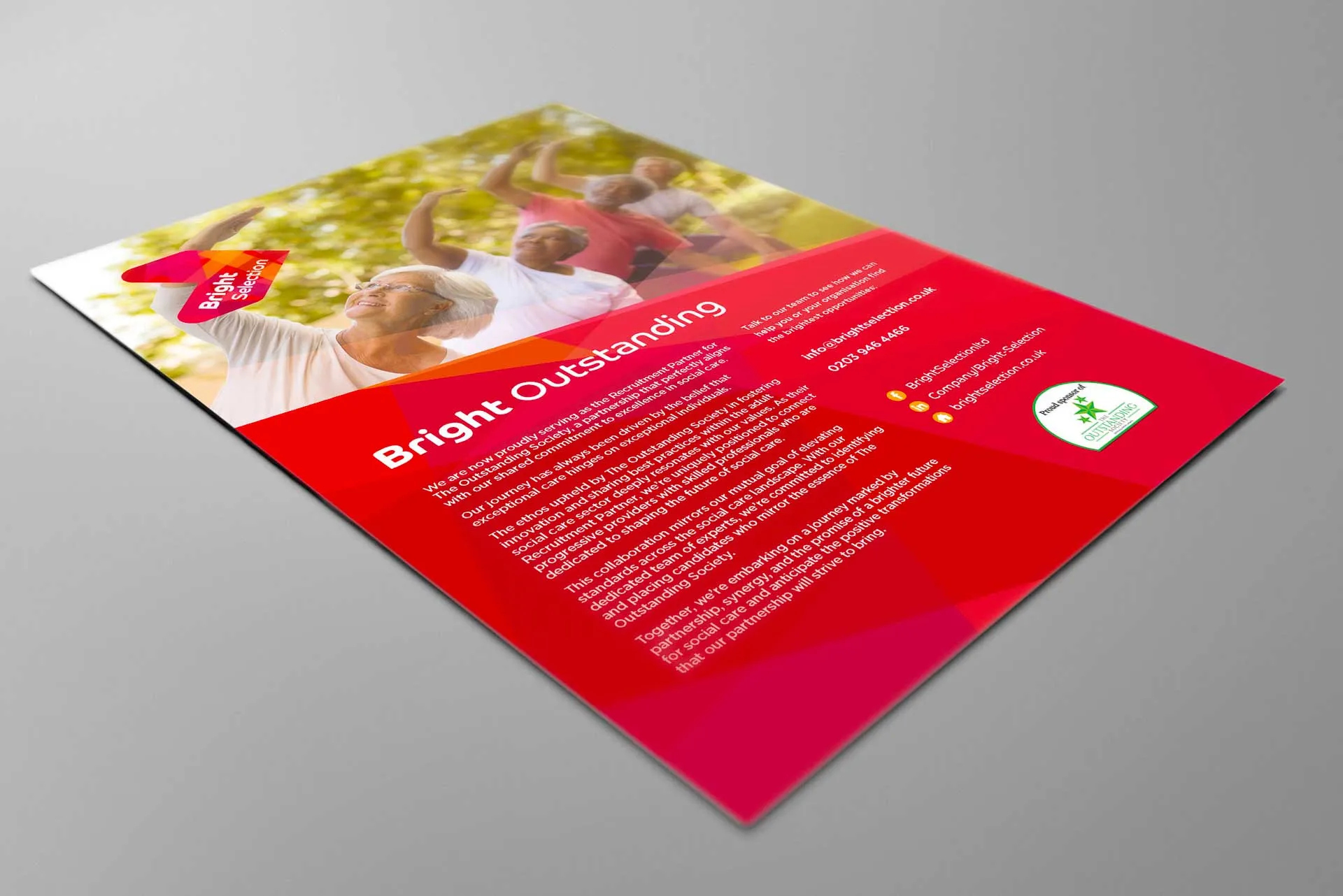Bright Selection brand identity and visual design by Thinksay Creative Communications Essex