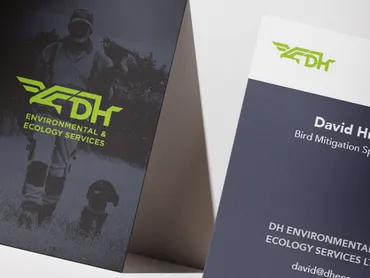Luxury business card design for DHEES — premium print design by Thinksay, Essex