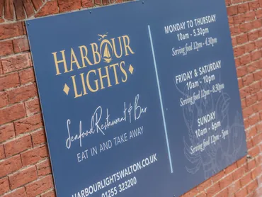 Harbour Lights restaurant interior atmosphere