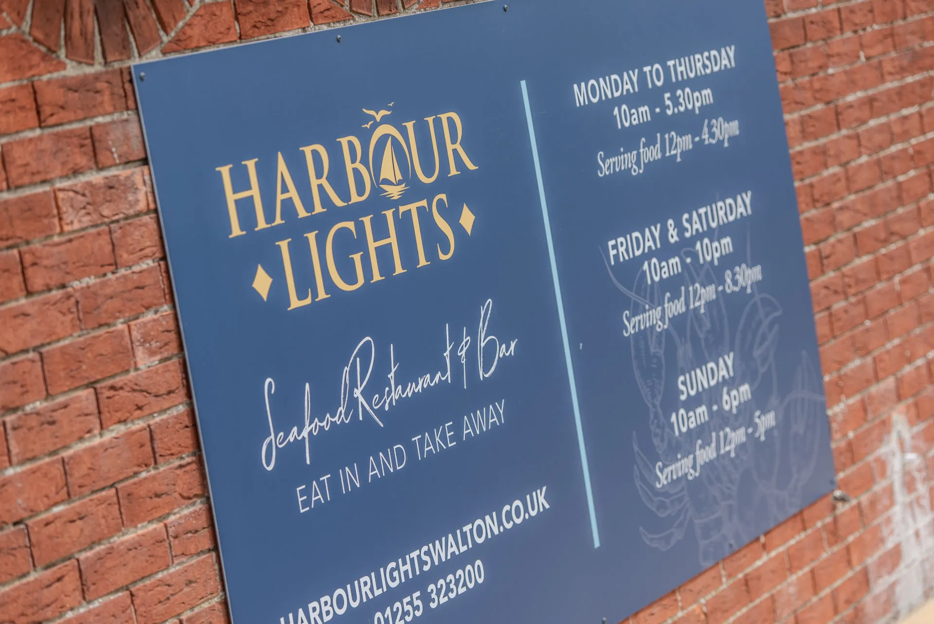 Harbour Lights restaurant interior — commercial photography by Thinksay Creative Communications