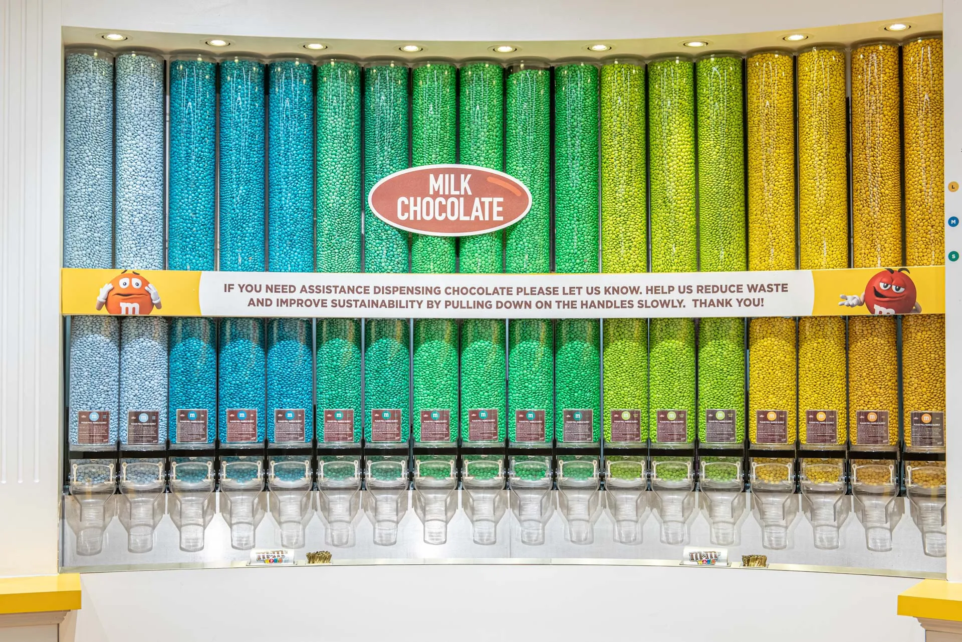 Commercial photography at M&M World London by Thinksay Creative Communications