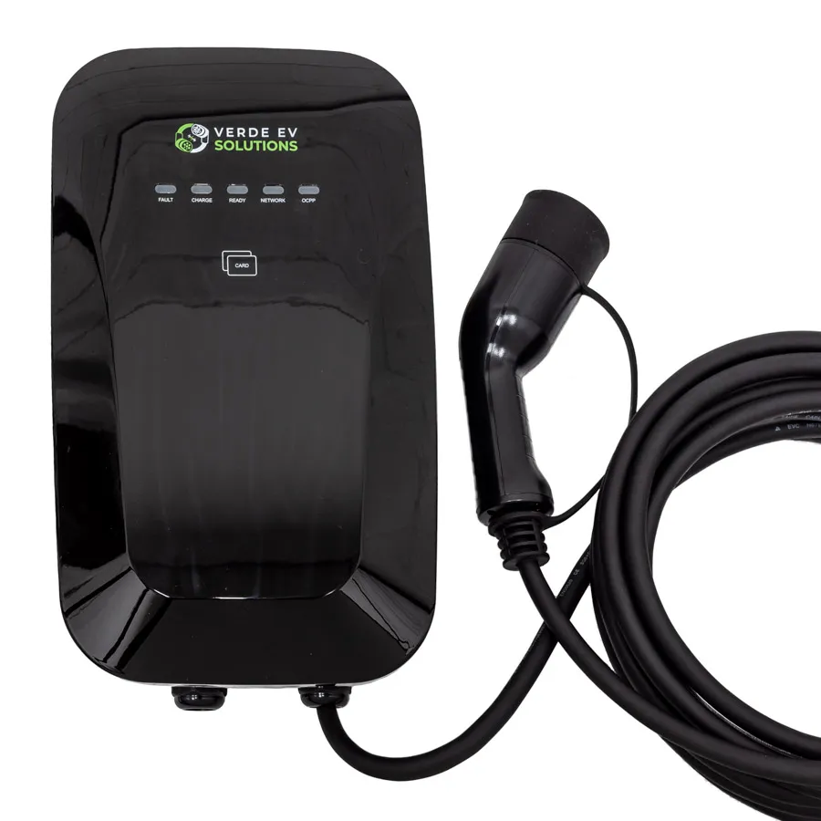 Verde EV Solutions EV charger product photography on white — commercial photography, Essex