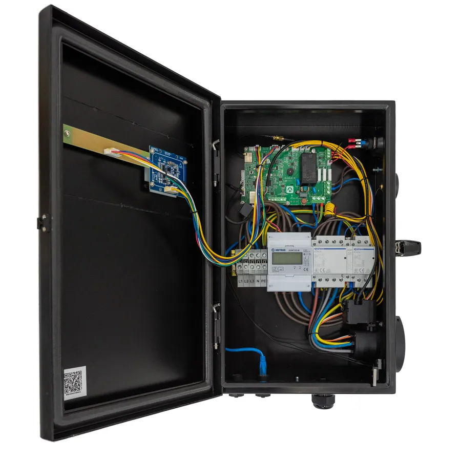 Verde EV Solutions electric vehicle charger product shot — commercial photography by Thinksay